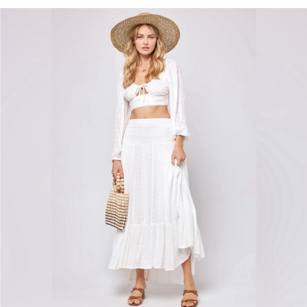 L space SET Cora skirt and Daphne top sizes XS